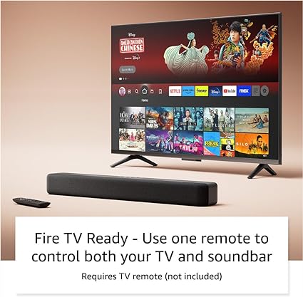 TV Soundbar, 2.0 speaker with DTS Virtual:X and Dolby Audio, Bluetooth connectivity